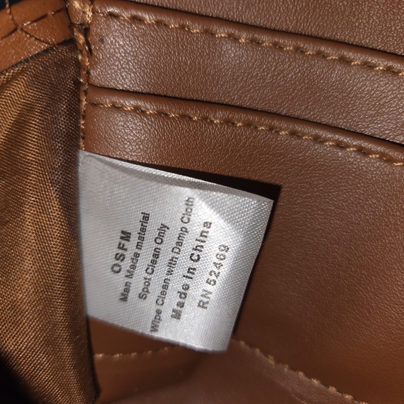 OFSM Woven Tan Zip Wallet - Picture 7 of 7